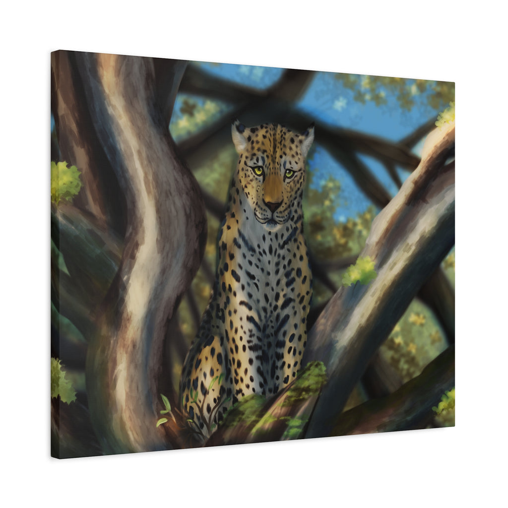Cheetah Matte Canvas, Stretched, 1.25"