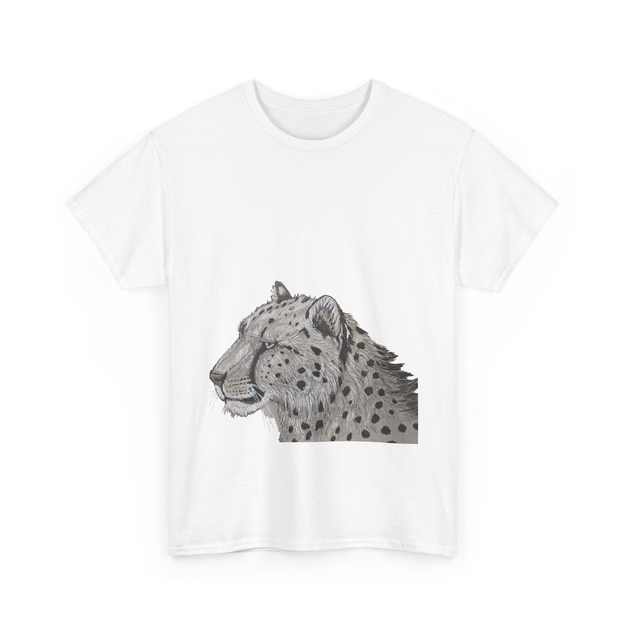 Cheetah BW Heavy Cotton Tee