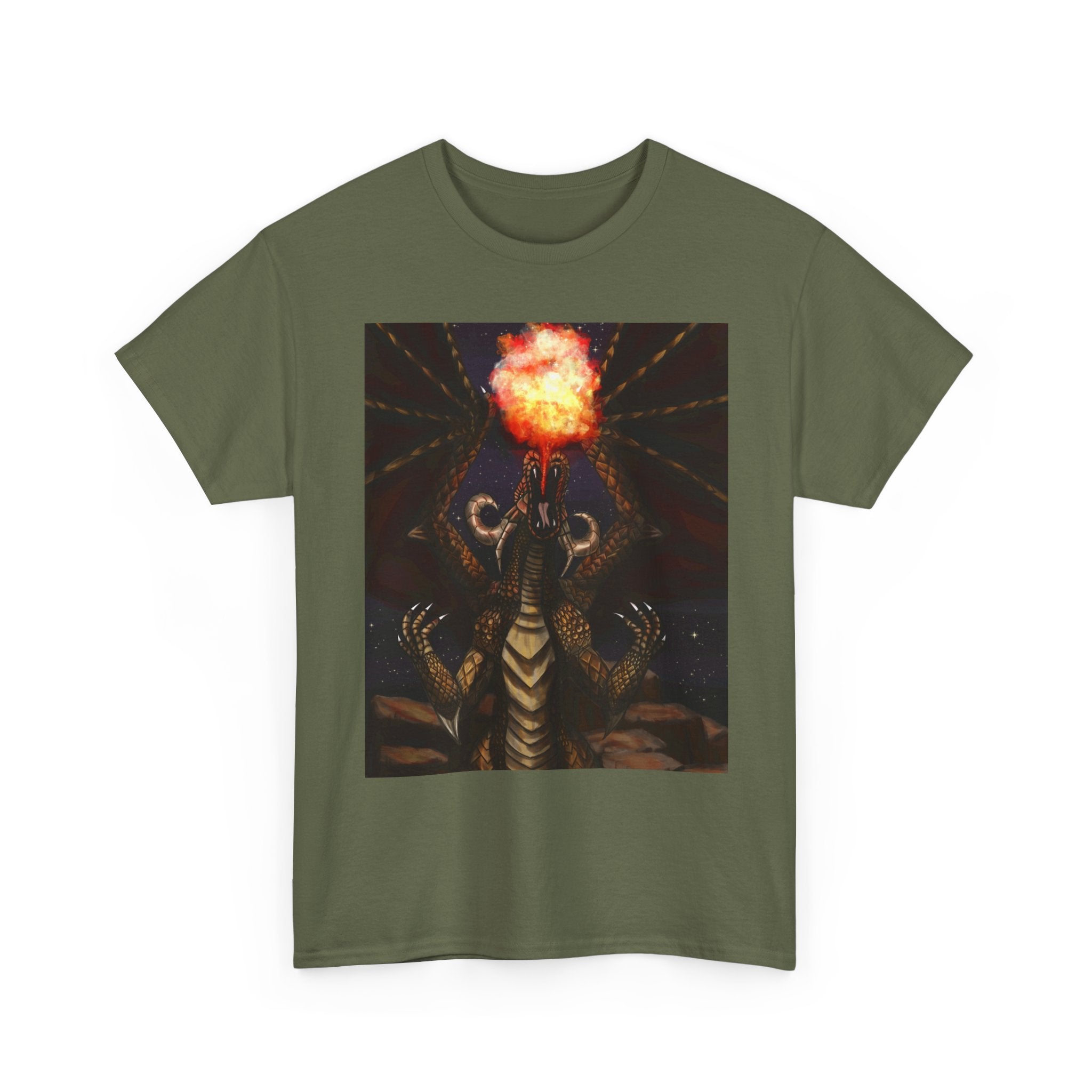 Earth Dragon heavy Cotton Tee