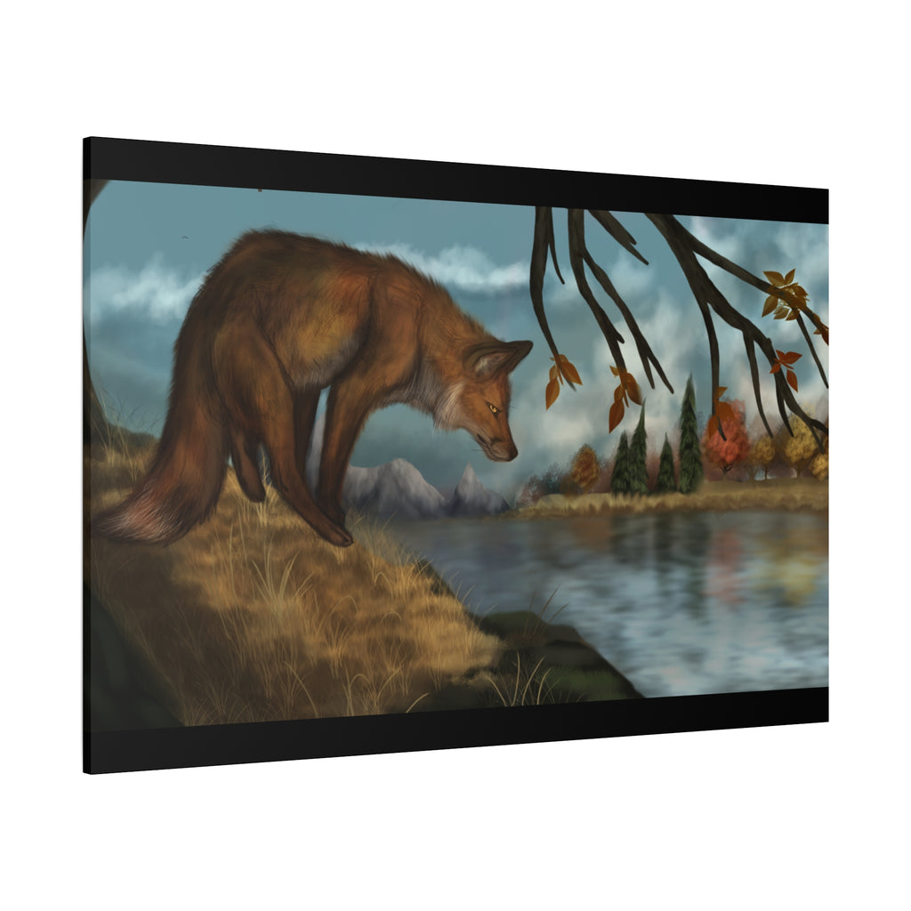 Autumn Fox Canvas, Stretched, 1.25"