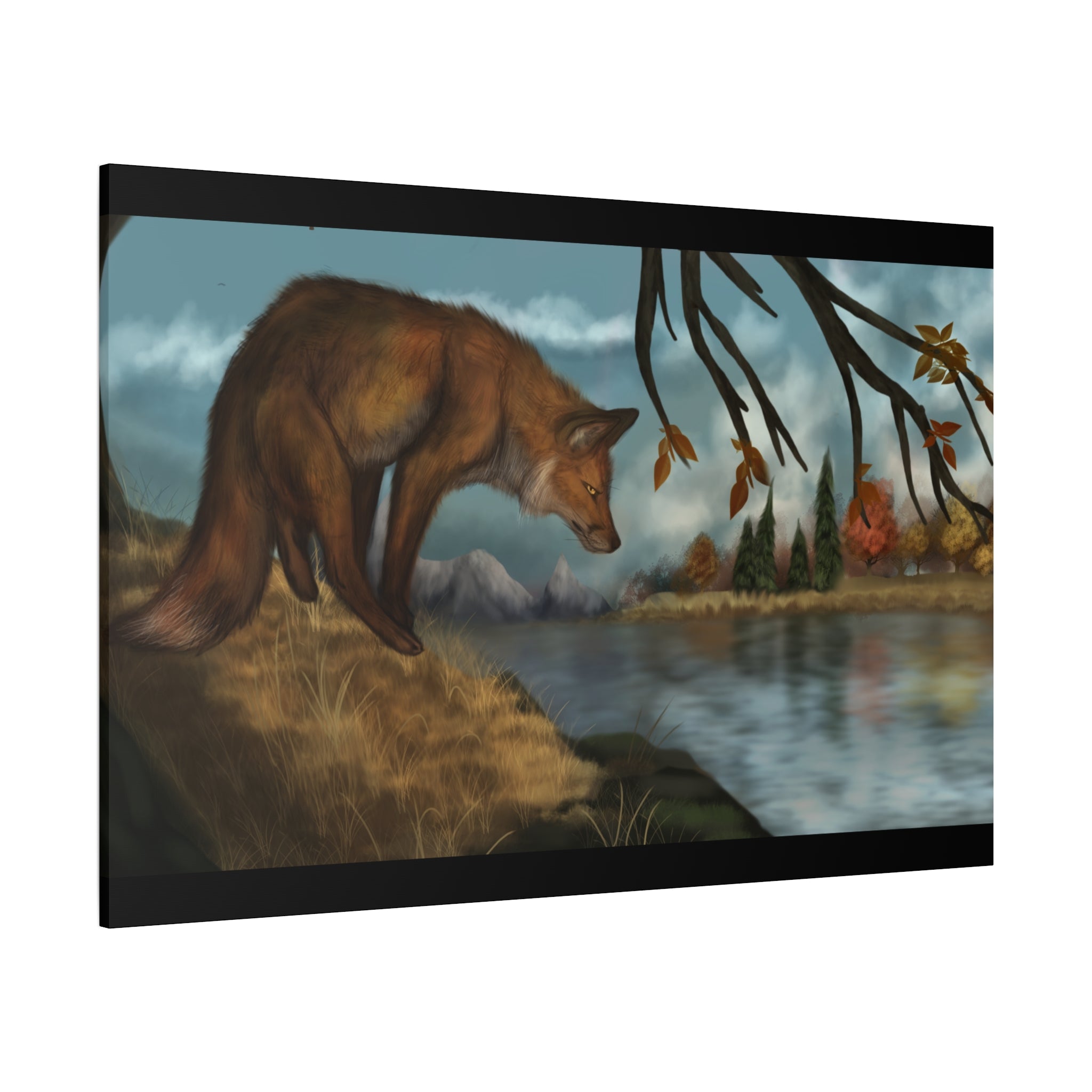 Autumn Fox Canvas, Stretched, 1.25"