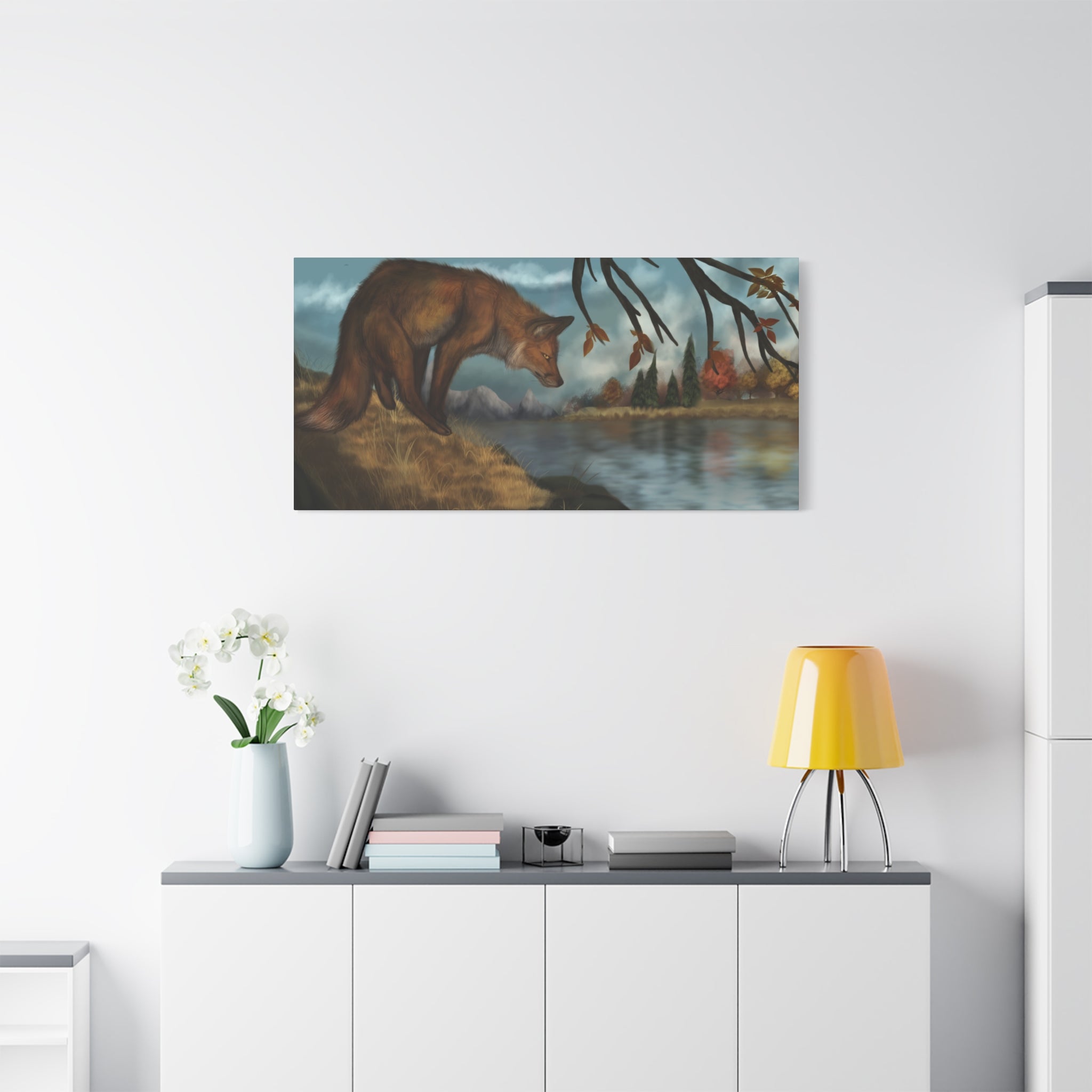 Autumn Fox Canvas, Stretched, 1.25"