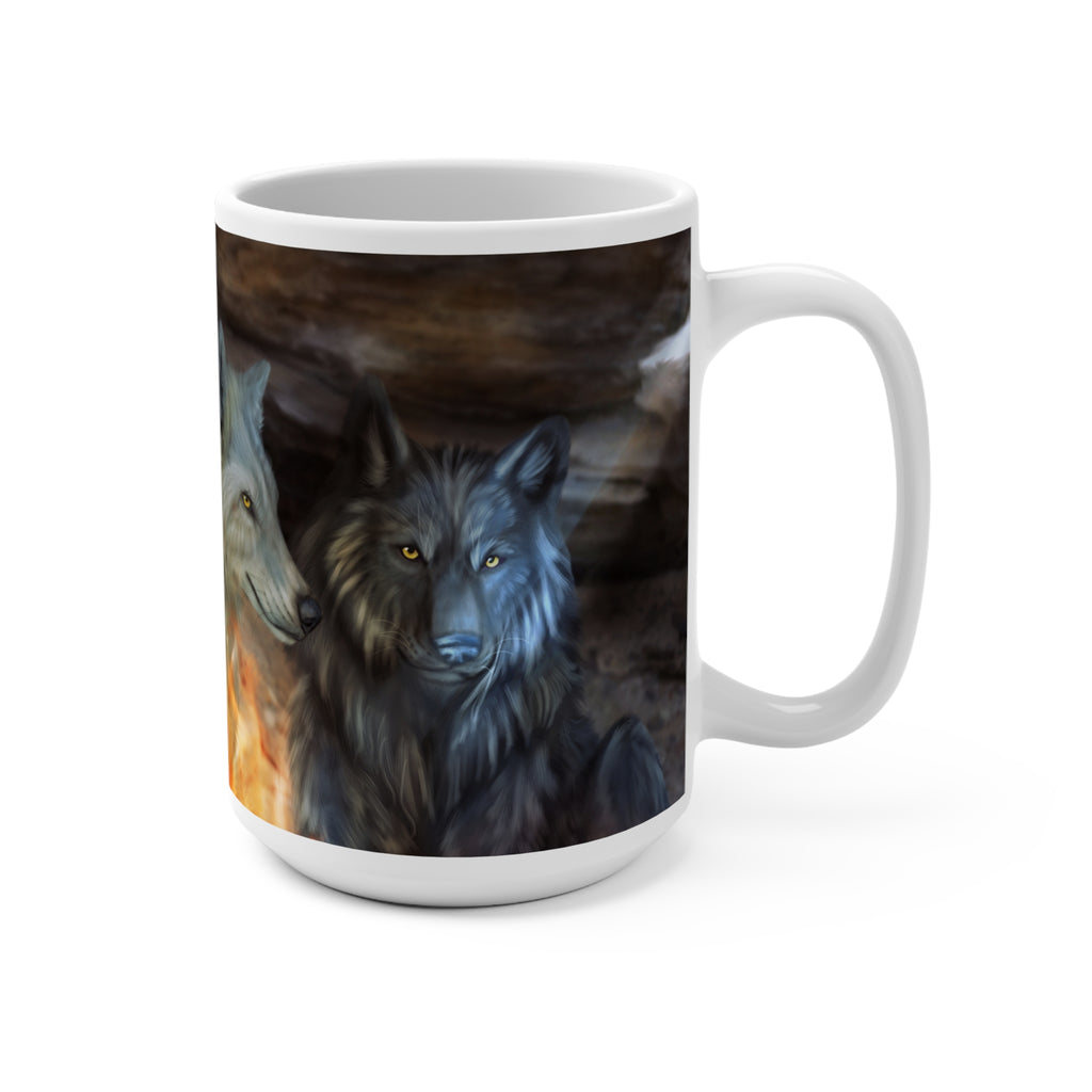 FireWolves Mug white  15oz