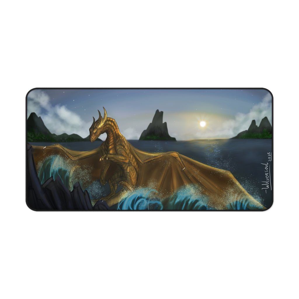 Water Dragon Desk Mat