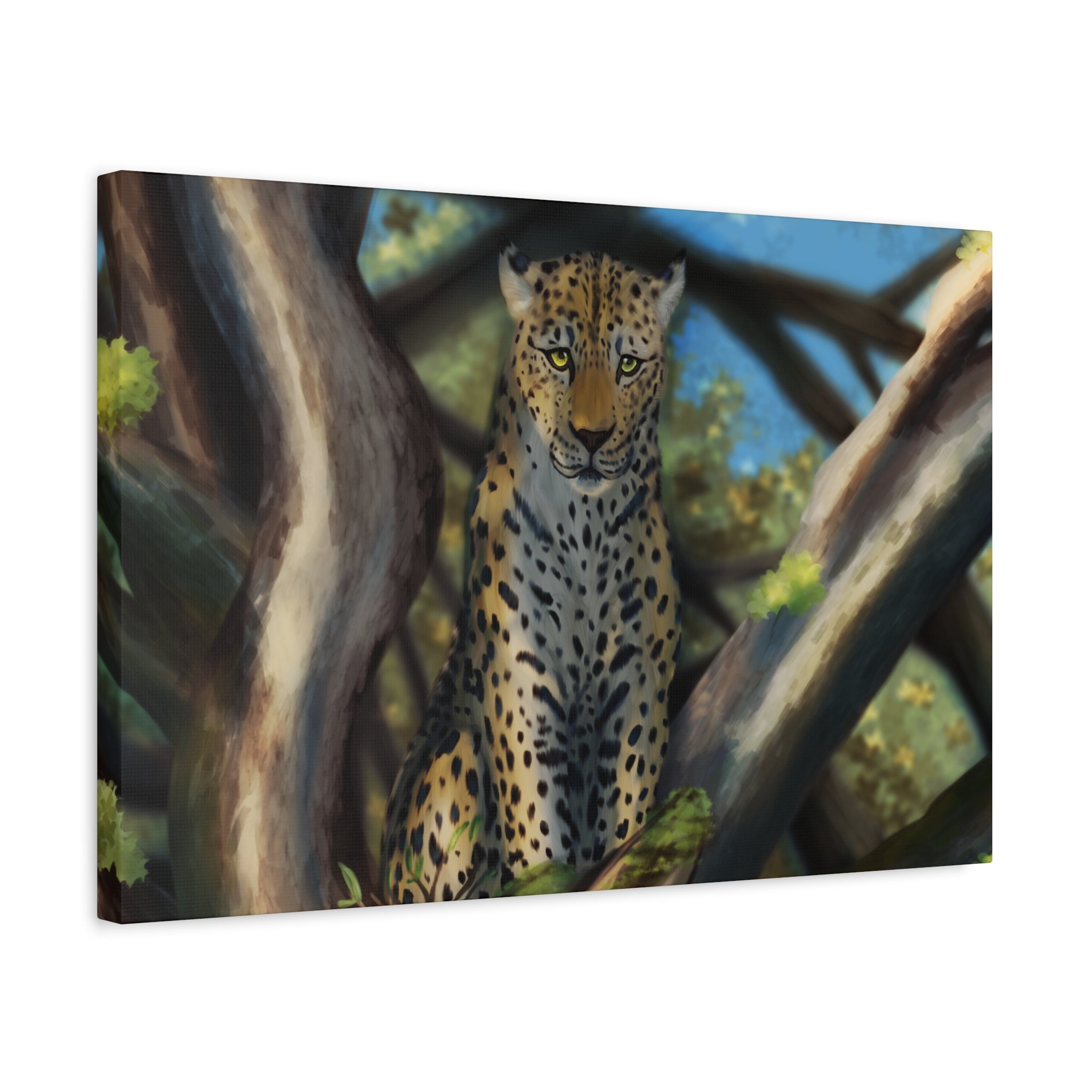 Cheetah Matte Canvas, Stretched, 1.25"
