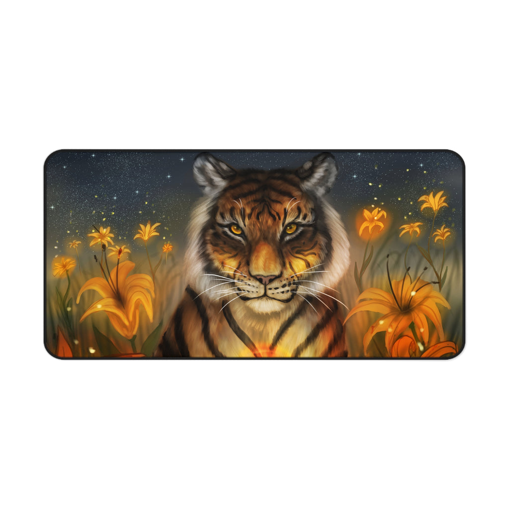 Tiger Lilies 16x32 Desk Mat