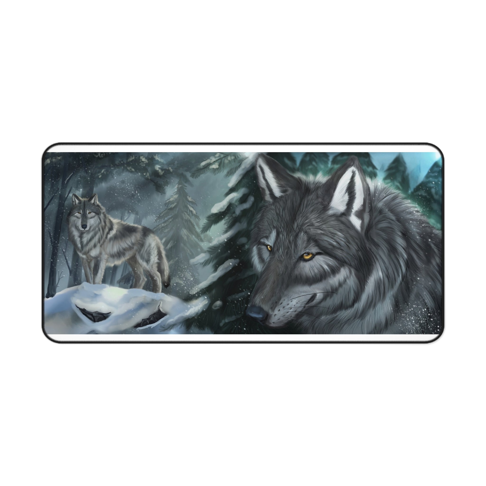Winter Wolves 16x32 Desk Mat