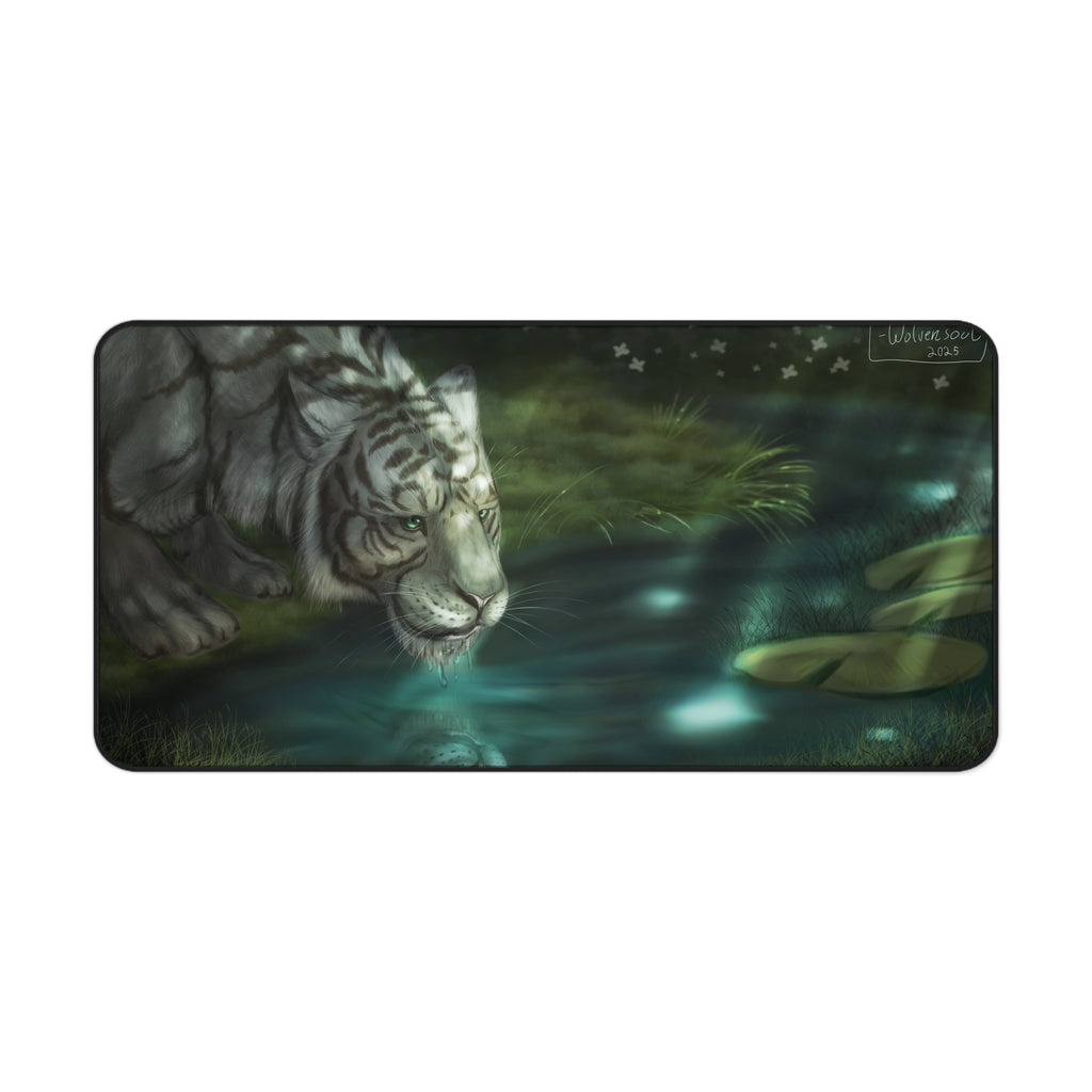 Tiger Reflection 16x32 Desk Mat