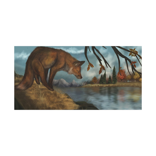 Autumn Fox Canvas, Stretched, 1.25"