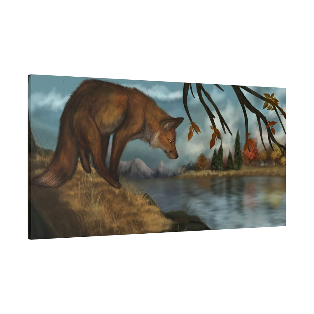 Autumn Fox Canvas, Stretched, 1.25"