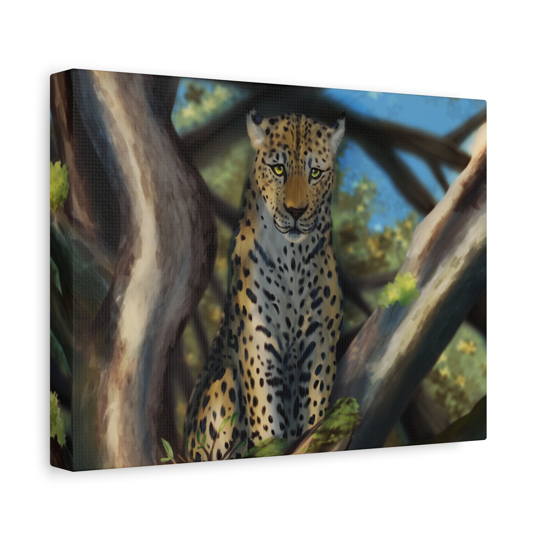 Cheetah Matte Canvas, Stretched, 1.25"