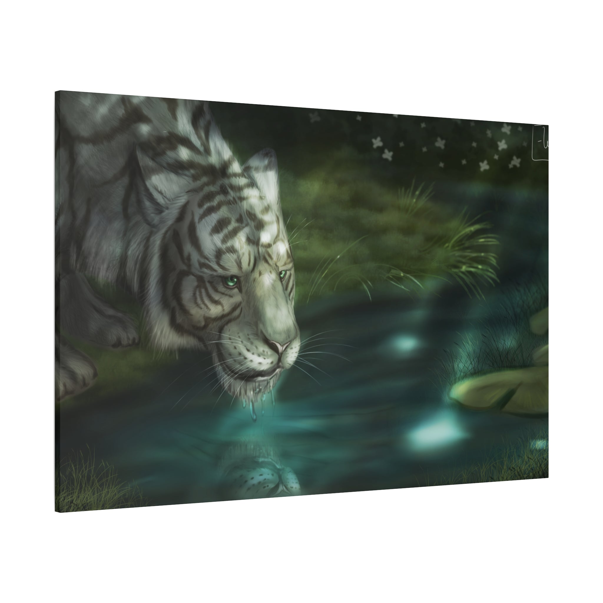 WaterTiger Canvas, Stretched, 1.25"