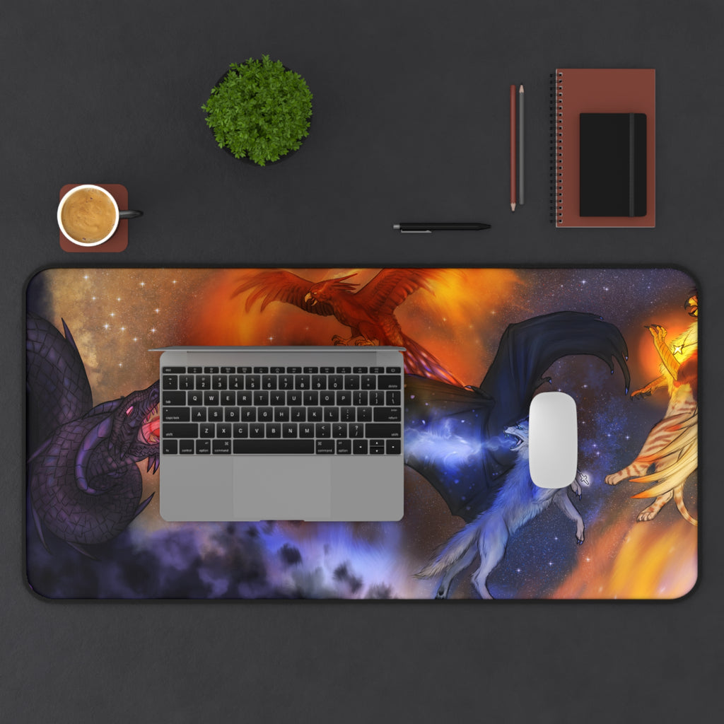EPIC Dragon Battle 16x32 Desk Mat