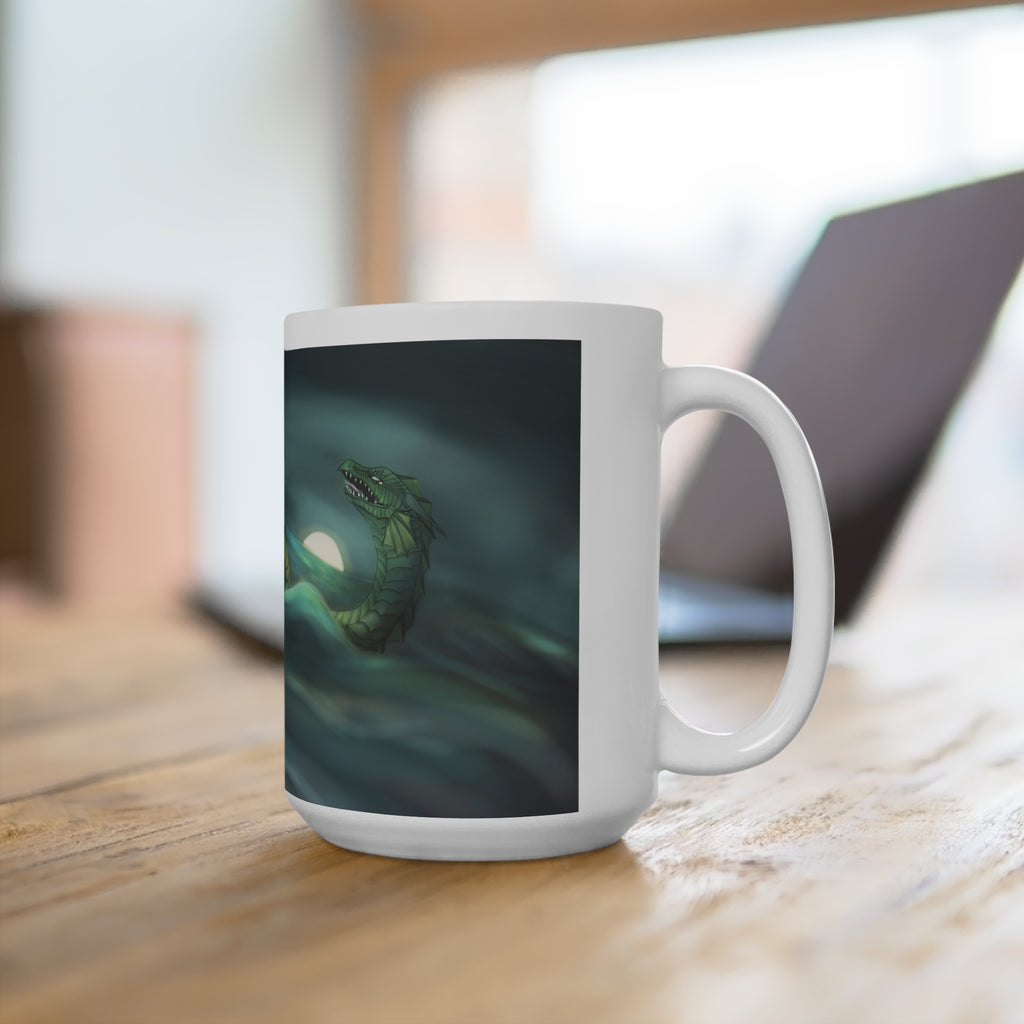 Sea Wolf Dragon Mug 15oz