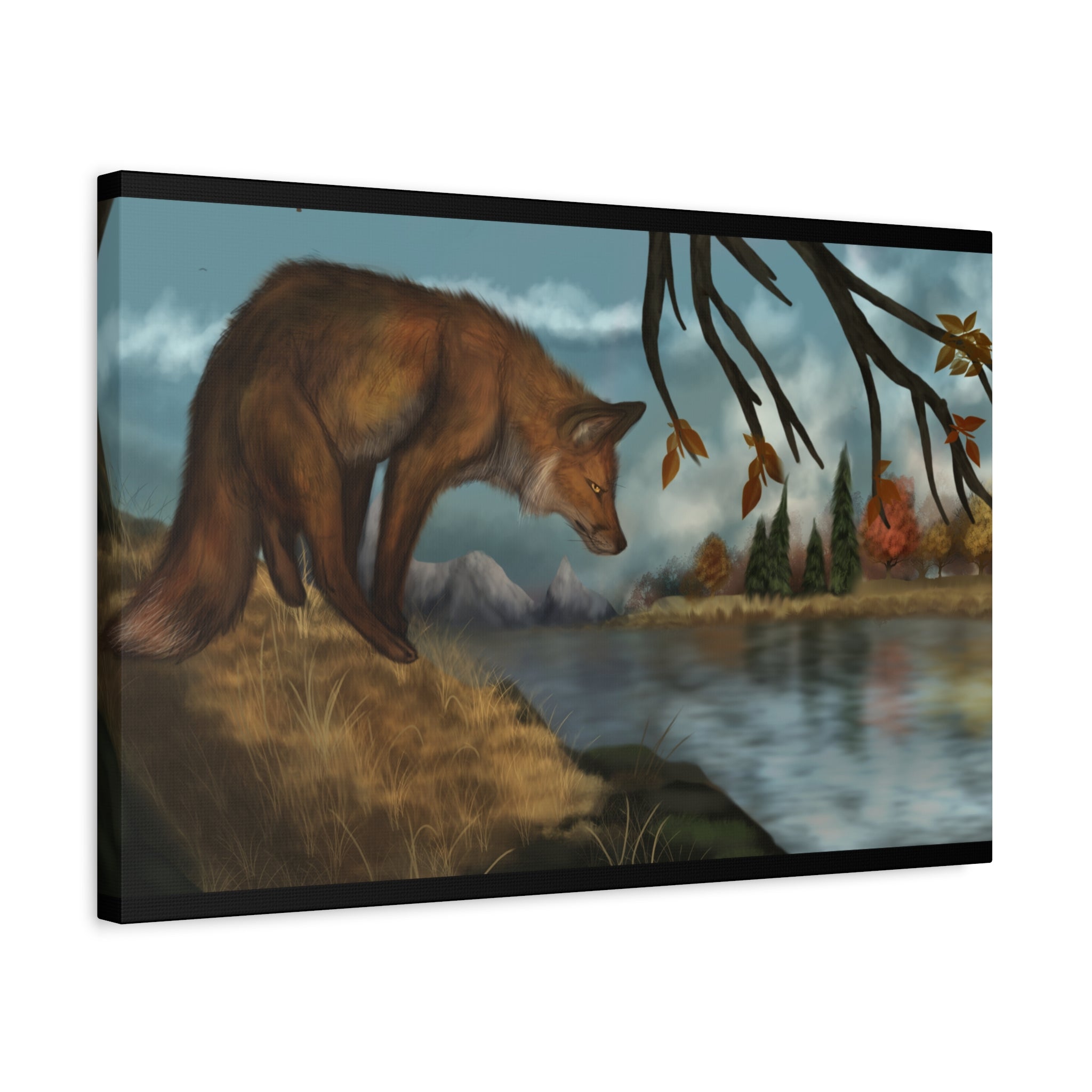 Autumn Fox Canvas, Stretched, 1.25"