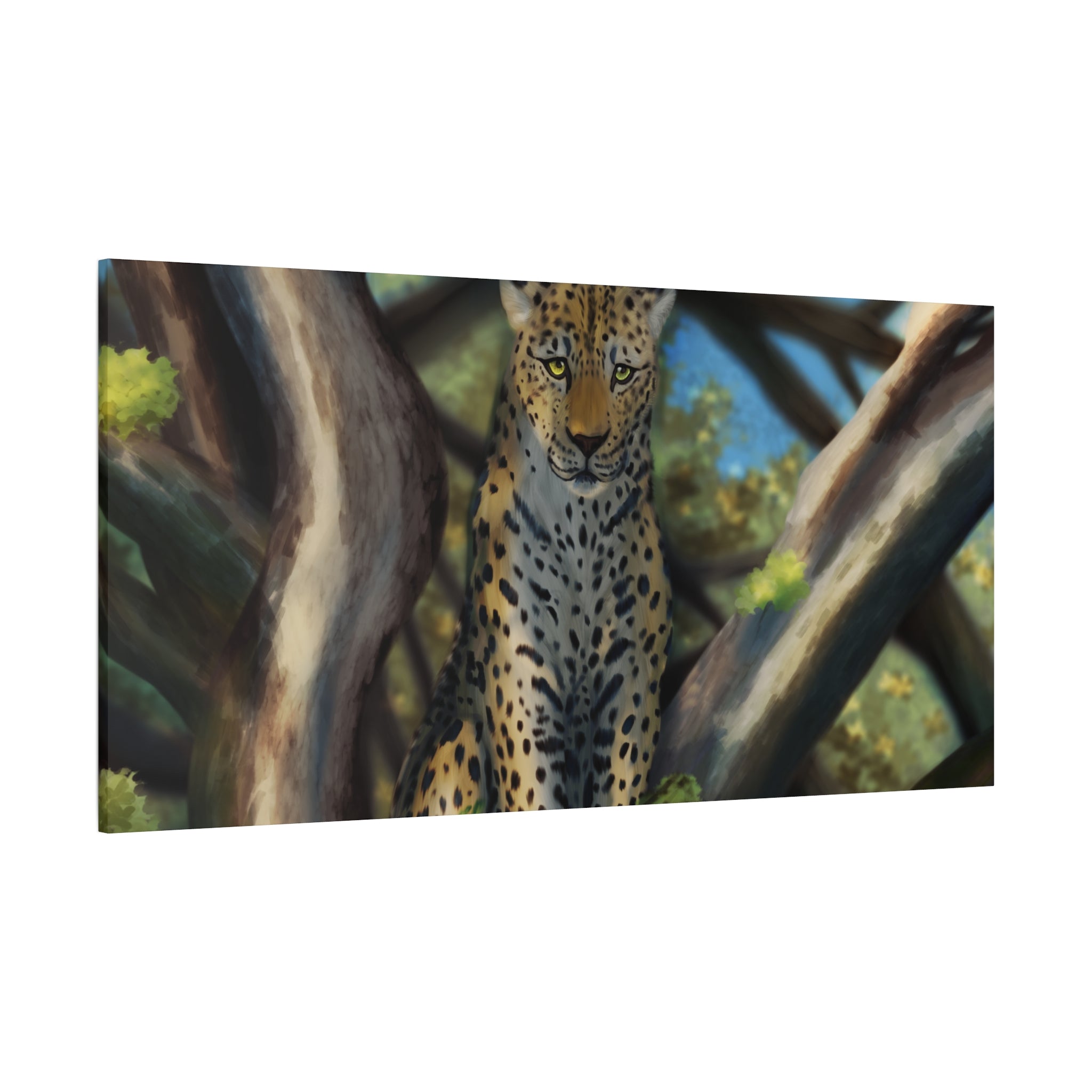 Cheetah Matte Canvas, Stretched, 1.25"