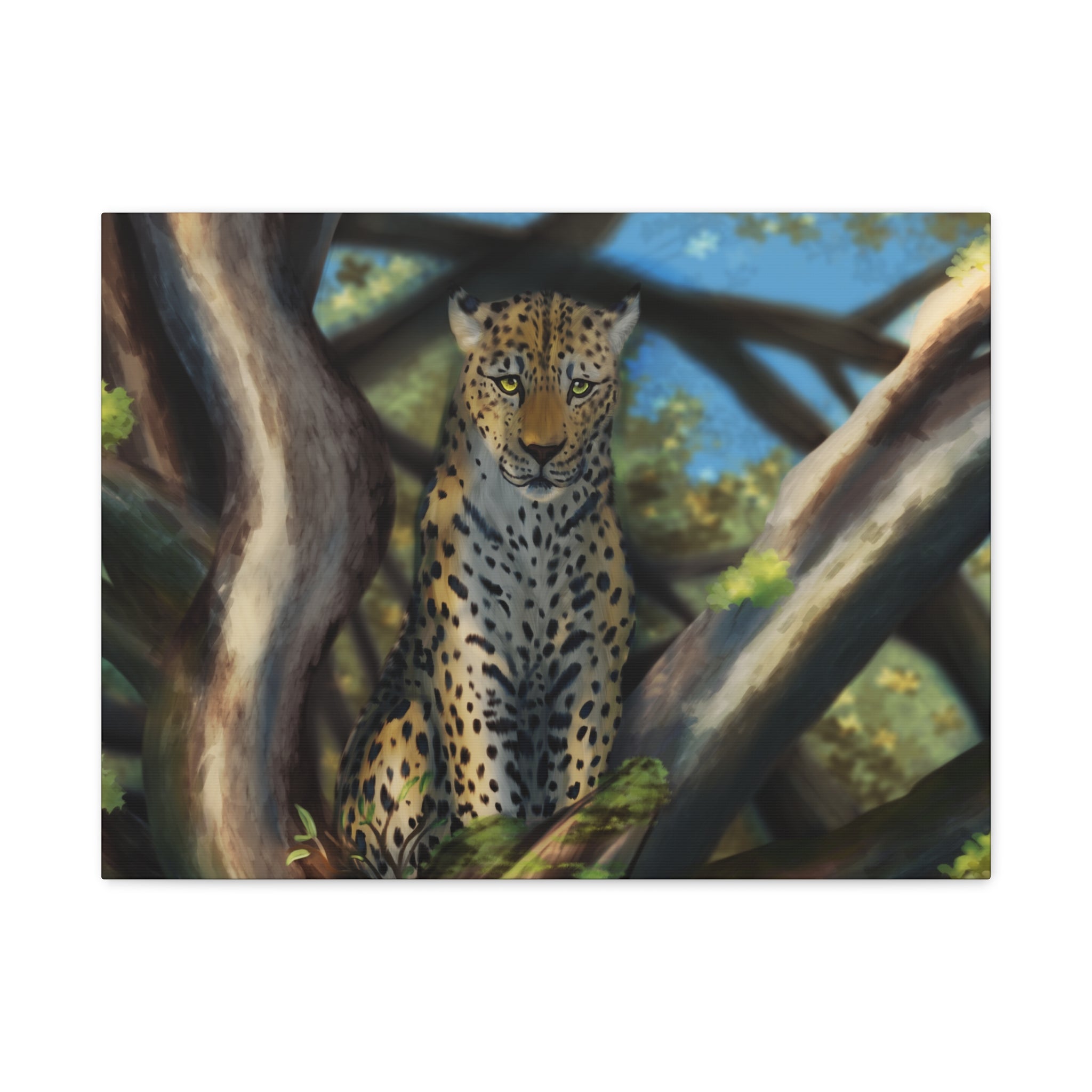 Cheetah Matte Canvas, Stretched, 1.25"