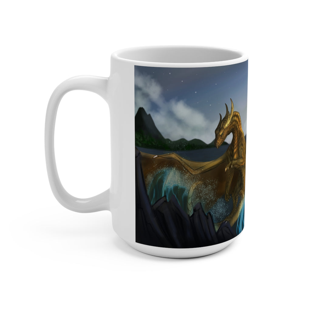 SEA DRAGON Mug white 15oz