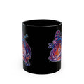 Black  Music Cat Mug (15oz)