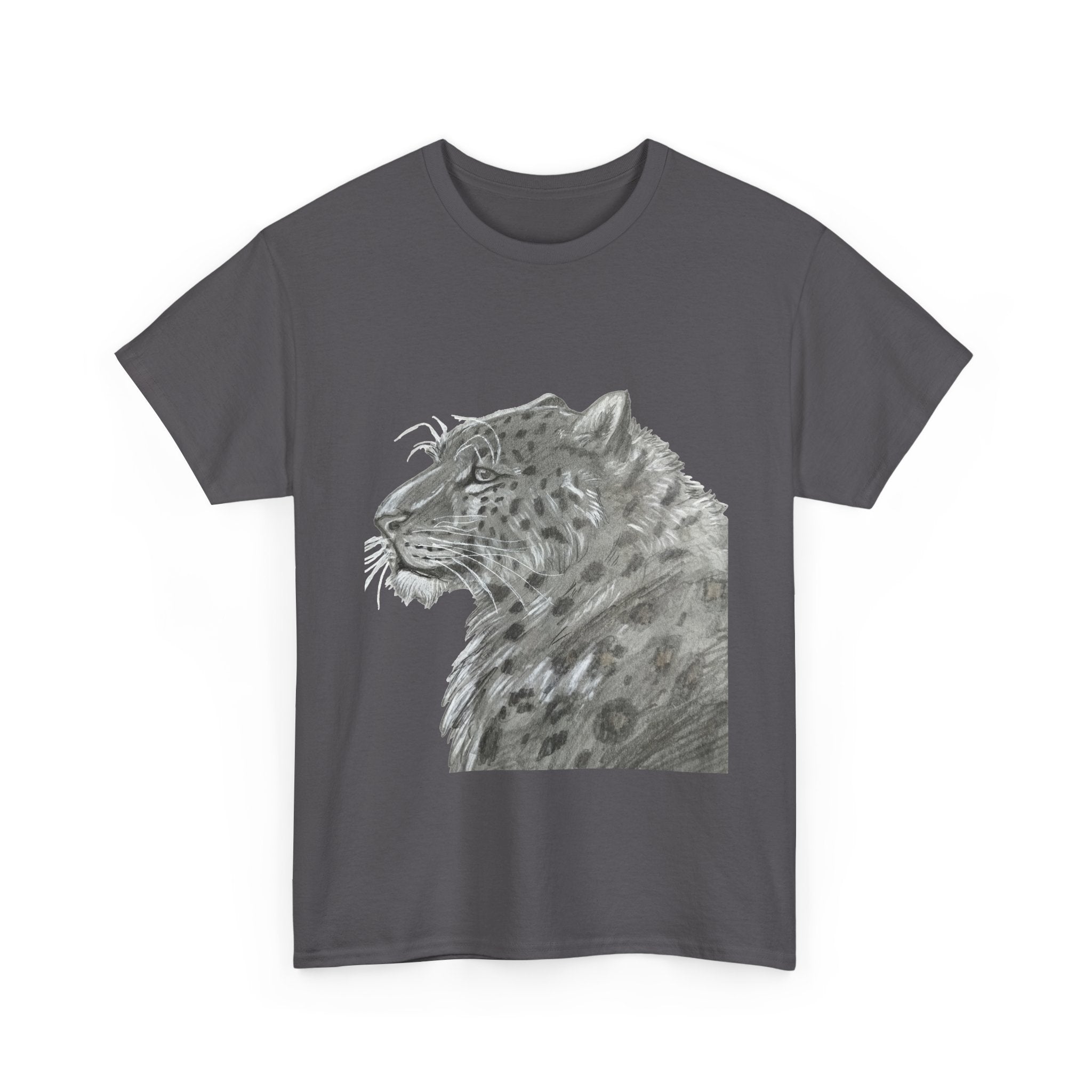 Leopard BW Heavy Cotton Tee
